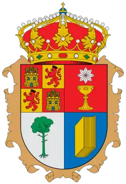 Representación heráldica del blasón