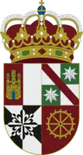 Escudo heráldico de la Universidad de Castilla-La Mancha