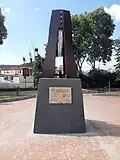 Escultura en memoria de los trabajadores.