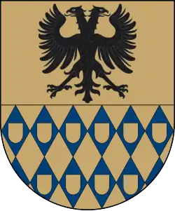 Escudo según el blasón oficial del BOE.