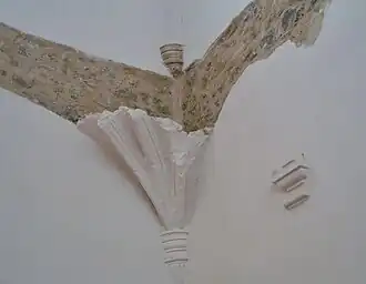 Arranque de los soportes del coro.