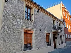 Esgrafiado típico segoviano con reintegración