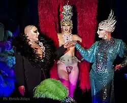 Espectáculo drag VPT 2016.