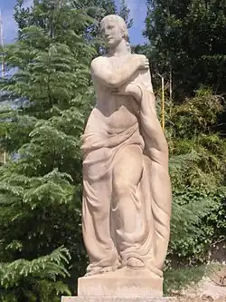 Estàtua exterior B (1926-1927), de Enric Casanovas (Palau de Pedralbes)