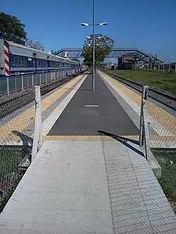 Andenes de Estación González Catán en 2011