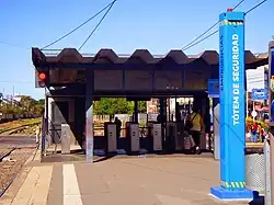 Acceso al andén central