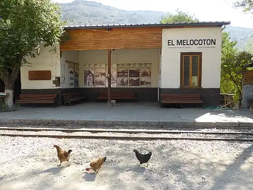 Estación El Melocotón.