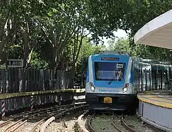 Estación Juan B. Justo en verano.