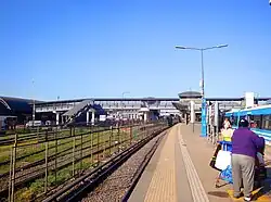 Vista del andén central