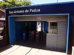 Acceso de la calle Belgrano