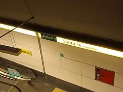 Estación en el día de su apertura