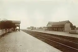 Estación Santos Lugares en el año 1920