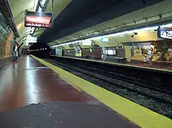 Andenes de la estación