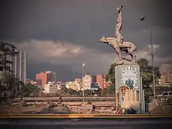Estatua de María Lionza en Caracas, Escultura obra de Alejandro Colina.