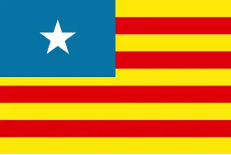Estelada yanqui (creada en los años 1960, hoy en día en desuso)