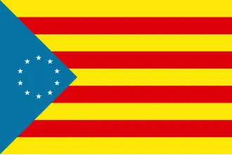 Propuesta de estelada para los Países Catalanes
