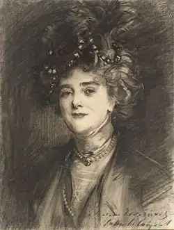 Retrato al carboncillo, Sargent