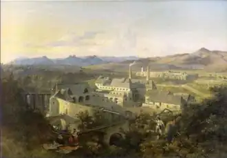 "Hacienda de San Miguel Regla" obra de Eugenio Landesio (1857).