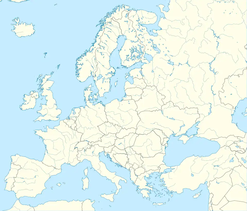 Praga ubicada en Europa