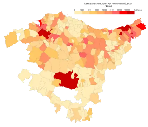 Población por municipio (2018)