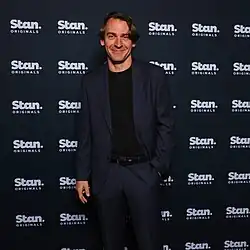 Fotografía de Ewen Leslie en un festival de cine