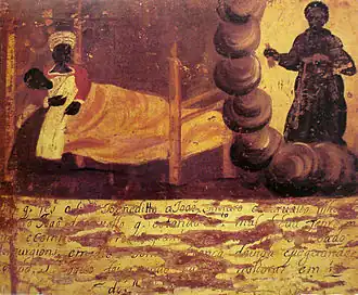 Ex-voto de invocación a Son Benedito, Museo de la Inconfidência