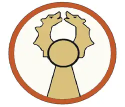 Escudo de los Exculcatores iuniores.