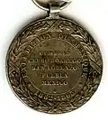 Reverso de la medalla