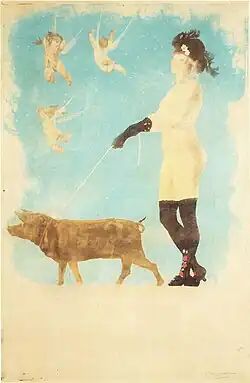 Heliograbado (1896) en el Museo provincial Félicien Rops.