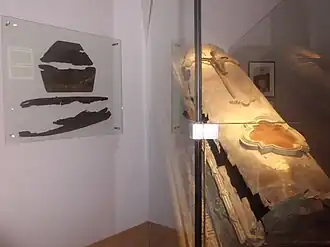 Féretro de María Vetsera en el convento de carmelitas de Mayerling (fotografía de julio de 2015).