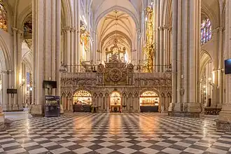 Interior de la catedral de Toledo