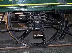 Rueda de radios de un carruaje FTG. Museo del Transporte de Fránkfurt (1872)