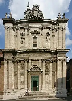 San Lucas y Santa Martina (1634-1635), de Pietro da Cortona