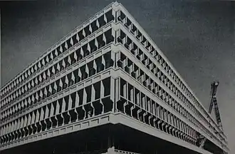 Construcción de la actual Facultad de Ciencias Exactas y Naturales en Ciudad Universitaria, 1969.