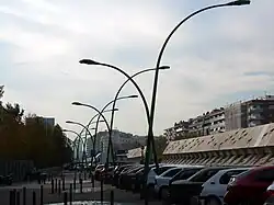 Báculo moderno, Gran Vía de las Cortes Catalanas.