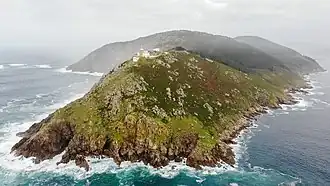 Cabo Finisterre (España), considerado el fin del mundo conocido hasta el siglo XV.