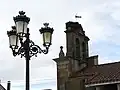 Farola fernandina en Valderrodrigo, Salamanca.