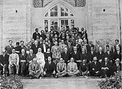 Participantes del Congreso del Milenario de Ferdousí en Teherán.