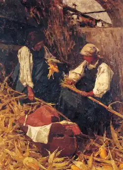 Los cosechadores de maíz (1887), de Filippini