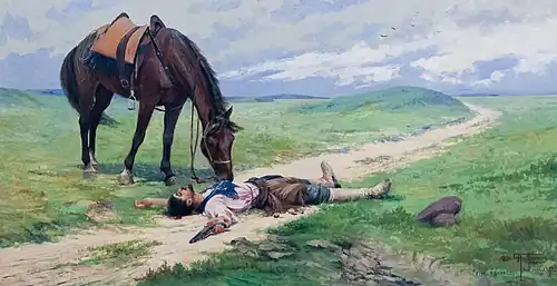 Antônio Parreiras: Fin de romance, 1912, Pinacoteca del Estado de São Paulo.