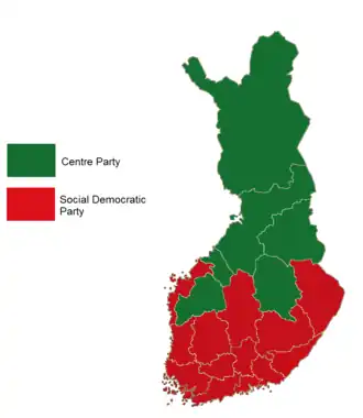 Elecciones parlamentarias de Finlandia de 1995