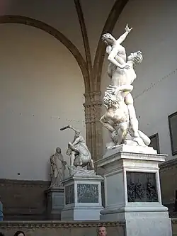 Il Rapto de las Sabinas de Giambologna