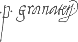 Firma de Pedro Guerrero