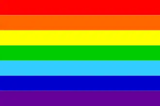 Hasta 2001, la Alianza Cooperativa Internacional utilizó una bandera arcoíris.