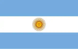 Bandera de Argentina