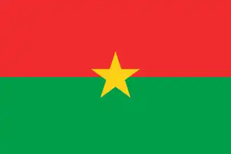 Bandera de Burkina Faso