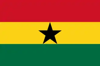 Bandera de Ghana