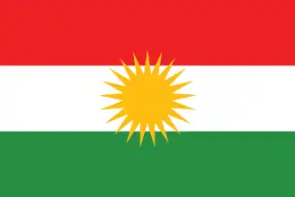 Bandera de Kurdistán