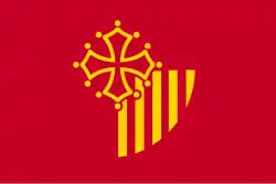 Bandera de Languedoc-Rosellón