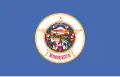 Antigua bandera de Minnesota, usada desde 1983 hasta 2024